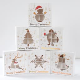 Christmas Cookie Box Candy Packaging Box Merry Christmas Decoration For Home 2025 Navidad Noel Xmas Tree Ornament Decor New Year