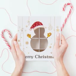 Christmas Cookie Box Candy Packaging Box Merry Christmas Decoration For Home 2025 Navidad Noel Xmas Tree Ornament Decor New Year