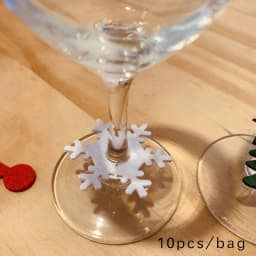 Christmas Wine Glass Decorations Santa Claus Snowman Elk Wine Cup Ring New Year Christmas Party Home Table Decoration Xmas Gifts