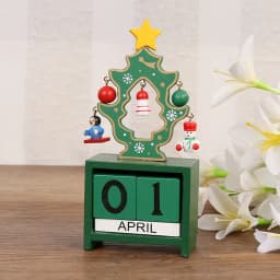 2025 Christmas Tree Children's Handmade DIY Stereo Wooden Christmas Tree Scene Layout Decorations Ornaments (Pendant randomly)