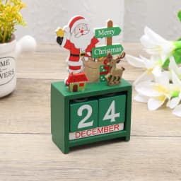 2025 Christmas Tree Children's Handmade DIY Stereo Wooden Christmas Tree Scene Layout Decorations Ornaments (Pendant randomly)