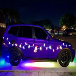 Christmas Car Refrigerator Decoration Reflective Bulb Light Shaped Magnets Stickers Magnetic Wires Ornaments Set Xmas home decor
