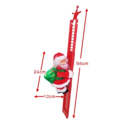 2024 Santa Claus Doll Climbing Ladder with Music Christmas Tree Ornaments Decorations For Home 2023 Navidad New Year Kids Gift