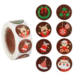 Vintage Christmas Kraft Letter Santa Claus Snowman Gift Envelopes Letter Pad Xmas Party DIY Invitation Greeting Cards Decor Noel