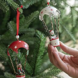 1PC Air Balloon Decoration Hanging Christmas Wall Art Party Decor Gift For Kids Room Creative X Mas Tree Adornment