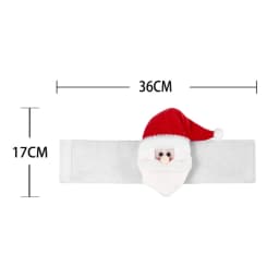Christmas Curtain Buckle Tieback Santa Snowman El Curtain Tiebacks Holdback Fastener Buckle Clamp Window Decoration Ornaments