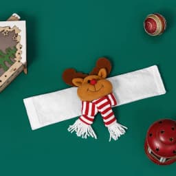 Christmas Curtain Buckle Tieback Santa Snowman El Curtain Tiebacks Holdback Fastener Buckle Clamp Window Decoration Ornaments
