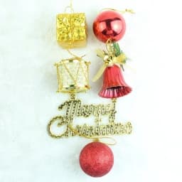 32 Pcs/set Lake Blue Christmas Lotto Pack Pendant Christmas Tree Ornaments Christmas Pendant
