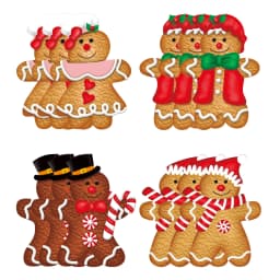 12pcs Christmas Wooden Gingerbread Man Ornaments Merry Christmas Decoration Xmas Tree Hanging Pendant Navidad Gift New Year Noel