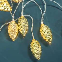 1.5M 10 Led Pine Cone String Lights Christmas Tree Lights Ornaments Pine Cone Pendants Light Navidad New Year Decorations Noel