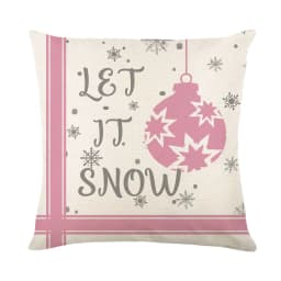 45x45cm Christmas Decoration Pillowcase Linen Pillow Cover Winter Xmas Snowman Cottoon Throw Pillow Case Sofa Cushion Cover 2024