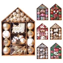 70pcs Christmas Balls Ornament Set Xmas Tree Hanging Pendant 2023 Christmas Decoration for Home New Year Gift Noel Navidad Natal