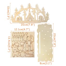 Creative DIY Wooden Christmas Desktop Ornaments Snowman Church Wood Craft New Year Christmas Decorations for Home Navidad Noel