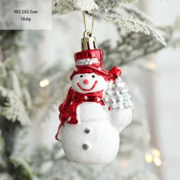 2pcs Christmas Tree Ornaments Snowman Crutch Elk Xmas Tree Pendant Christmas Decoration for Home New Year Gifts 2023 Kids Toys