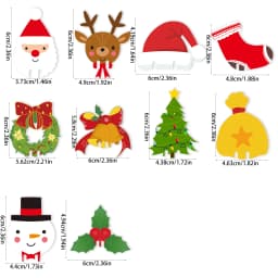100pcs Christmas Wine Glass Decoration Santa Hat Xmas Tree Snowman Cup Card Home Table Place Decor Navidad New Year Party Supply
