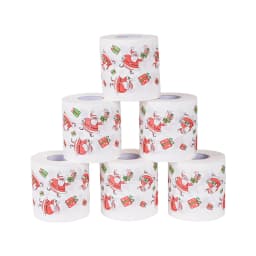 Christmas Santa Claus Bath Toilet Roll Paper Merry Christmas Decoration for Home 2025 Xmas Decor Navidad Natal New Year Gift