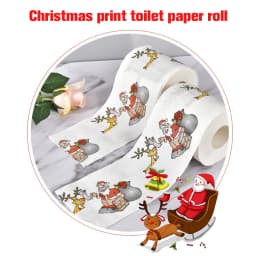 Christmas Santa Claus Bath Toilet Roll Paper Merry Christmas Decoration for Home 2025 Xmas Decor Navidad Natal New Year Gift