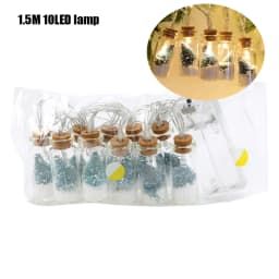1.5M 10LED Christmas Wishing Bottle Lights Kids Bedroom Decor Christmas Tree Night Lights Ornaments 2023 New Year Navidad Decor