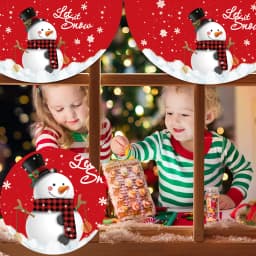 Christmas Snowman Flag Banner Merry Christmas Decorations For Home 2023 Xmas Party Ornament Navidad Natal Gifts New Year 2023