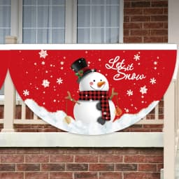 Christmas Snowman Flag Banner Merry Christmas Decorations For Home 2023 Xmas Party Ornament Navidad Natal Gifts New Year 2023