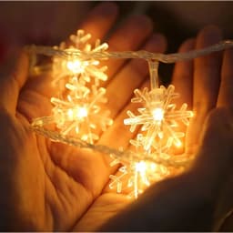 Snowflake LED Lights Christmas Decoration Home Xmas Tree Hanging Garland Christmas Ornaments 2023 New Year Gift 2024