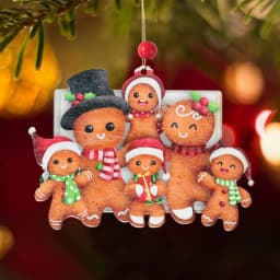 Christmas Wooden Gingerbread Man Xmas Tree Hanging Ornaments Christmas Decor For Home 2024 Cristmas Xmas Gifts Navidad New Year