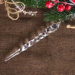 10pcs Christmas Snowflake Ice Pendants Xmas Tree Hanging Ornaments Navidad Home Decoration Winter New Year Party Supplies Natal