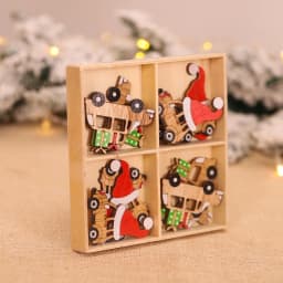 9/12pc Christmas Gnomes Wooden Pendant Christmas Tree Hanging Oranment Navidad New Year 2025 Gift Xmas Decorations for Home Noel