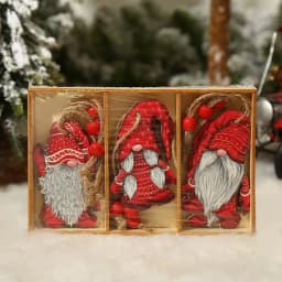 9/12pc Christmas Gnomes Wooden Pendant Christmas Tree Hanging Oranment Navidad New Year 2025 Gift Xmas Decorations for Home Noel