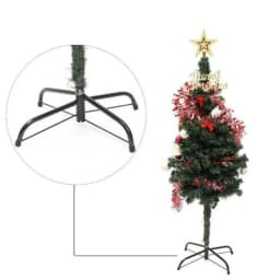 Tree Christmas Stand Artificial Base Holder Metal Rotating Iron Bracket Stands Trees Live Holders Cast Rack Umbrella Duty