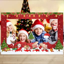Christmas Frame Photo Prop Merry Christmas Decorations For Home 2025 Xmas Ornaments Navidad Gifts Xmas Tree Noel New Year 2026