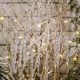 12/24/60pcs 13cm Christmas Simulation Ice Xmas Tree Hanging Ornament Fake Icicle Winter Party Christmas New Year Home Decoration