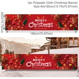 Oxford Cloth Outdoor Banner Merry Christmas Decor For Home 2022 Cristmas Outdoor Decor Xmas Navidad Noel Happy New Year 2023