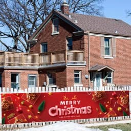 Oxford Cloth Outdoor Banner Merry Christmas Decor For Home 2022 Cristmas Outdoor Decor Xmas Navidad Noel Happy New Year 2023
