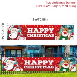 Oxford Cloth Outdoor Banner Merry Christmas Decor For Home 2022 Cristmas Outdoor Decor Xmas Navidad Noel Happy New Year 2023