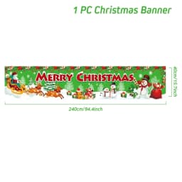 Oxford Cloth Outdoor Banner Merry Christmas Decor For Home 2022 Cristmas Outdoor Decor Xmas Navidad Noel Happy New Year 2023