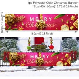 Oxford Cloth Outdoor Banner Merry Christmas Decor For Home 2022 Cristmas Outdoor Decor Xmas Navidad Noel Happy New Year 2023