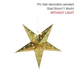 Christmas Hollow Out Star Hanging Pendant Merry Christmas Decorations for Home 2023 Xams Ornaments Navidad Noel New Year 2024