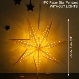 Christmas Hollow Out Star Hanging Pendant Merry Christmas Decorations for Home 2023 Xams Ornaments Navidad Noel New Year 2024