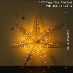 Christmas Hollow Out Star Hanging Pendant Merry Christmas Decorations for Home 2023 Xams Ornaments Navidad Noel New Year 2024
