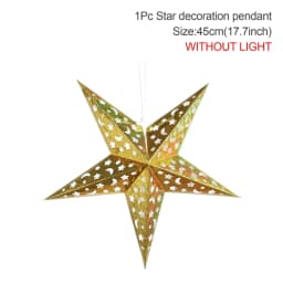 Christmas Hollow Out Star Hanging Pendant Merry Christmas Decorations for Home 2023 Xams Ornaments Navidad Noel New Year 2024