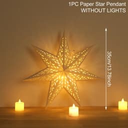 Christmas Hollow Out Star Hanging Pendant Merry Christmas Decorations for Home 2023 Xams Ornaments Navidad Noel New Year 2024