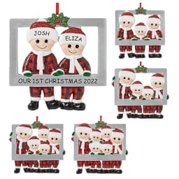 DIY Christmas Family Pendant Merry Christmas Decorations for Home Navidad 2023 Christmas Tree Hanging Ornament New Year 2024