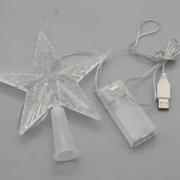 15cm Christmas Tree Top Star Lamp Led Light Christmas Decorations For Home Xmas Tree Ornaments New Year Xmas Party Decoration
