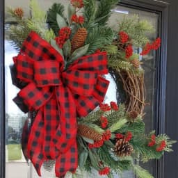 5x600cm/roll Christmas Plaid Imitation Hemp Ribbon Snowflake Burlap Ribbon for Christmas Wrapping Xmas Tree Wreath Ribbons Decor