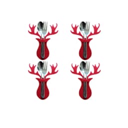 50Pcs/set Christmas Fruit Sticks Disposable Bamboo Sticks Snowflake Christmas Tree Elk Santa Claus Snowman Sticks Xmas Ornaments