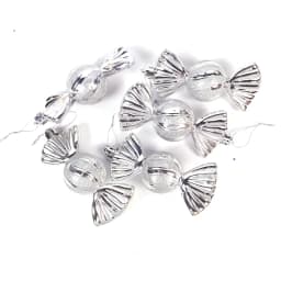 Christmas Candy Canes Snowflake Xmas Tree Hanging Crutch Pendant 2024 New Year Christmas Party Home Decoration Ornaments gifts