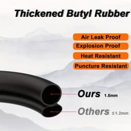 13x5.00-6 Tire and Inner Tube Set with Straight Valve Stem for Razor Dirt Quad Electric Scooter Parts Accessories 13*5.00-6