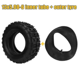 13x5.00-6 Tire and Inner Tube Set with Straight Valve Stem for Razor Dirt Quad Electric Scooter Parts Accessories 13*5.00-6