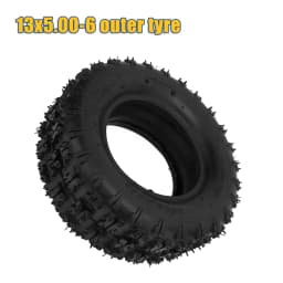 13x5.00-6 Tire and Inner Tube Set with Straight Valve Stem for Razor Dirt Quad Electric Scooter Parts Accessories 13*5.00-6